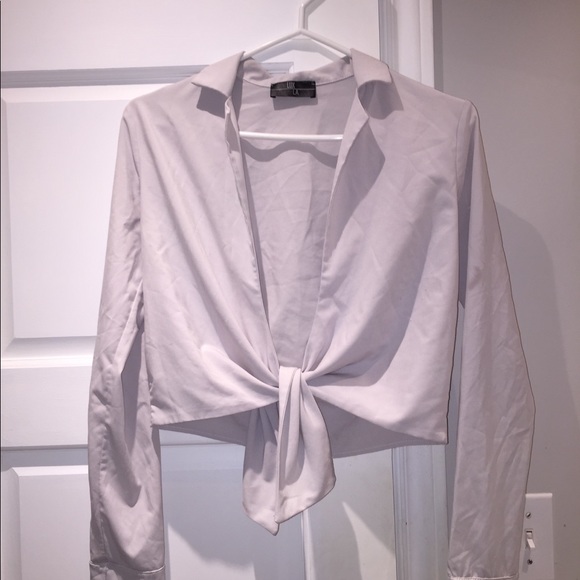 Flowy light grey blouse - Picture 1 of 2